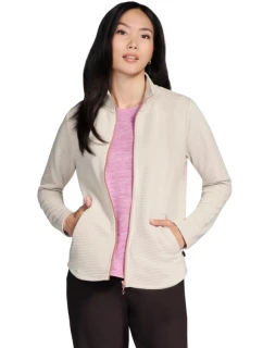 Skechers The Hoodless Hoodie GoWalk Shine Jacket JA78-NTTN Beige L