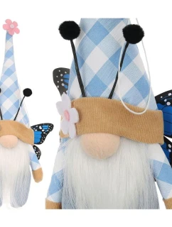 SKRZAT GNOM NIEBIESKI DEKORACJA WIOSENNA dětské model 21831305