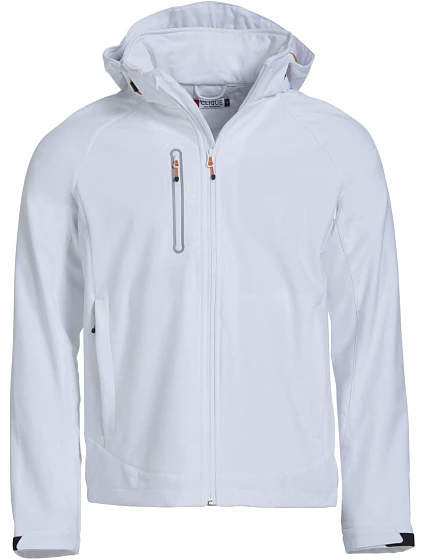 Clique Milford Jacket Men Pánska 3-vrstvová softshellová bunda 67.0927 biela Clique Milford Jacket Men Pánska 3-vrstvová softshellová bunda 67.0927 biela
