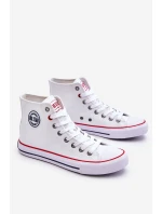 Dámské klasické vysoké tenisky Big Star model 21611832 Bílé - Big Star Shoes Dámské klasické vysoké tenisky Big Star model 21611832 Bílé - Big Star Shoes