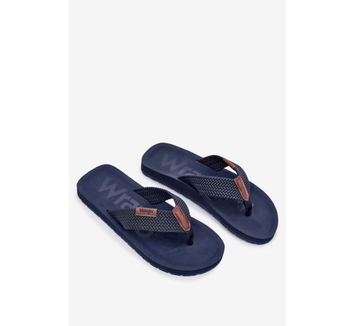 Klapki Japonki Męskie WRANGLER ZANE FLIPFLOP MEN LOW 20251044.24H Granatowe