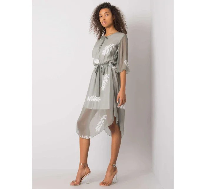 Šaty LK SK 508085.77P sivá