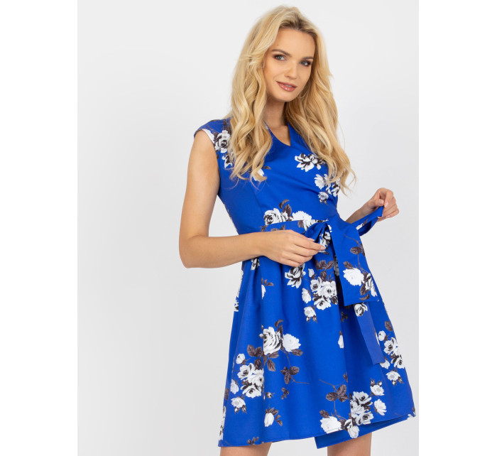 Dámske šaty LK SK 508939 kobaltovo modré