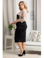 Dámska sukňa P352 čierna - Karko