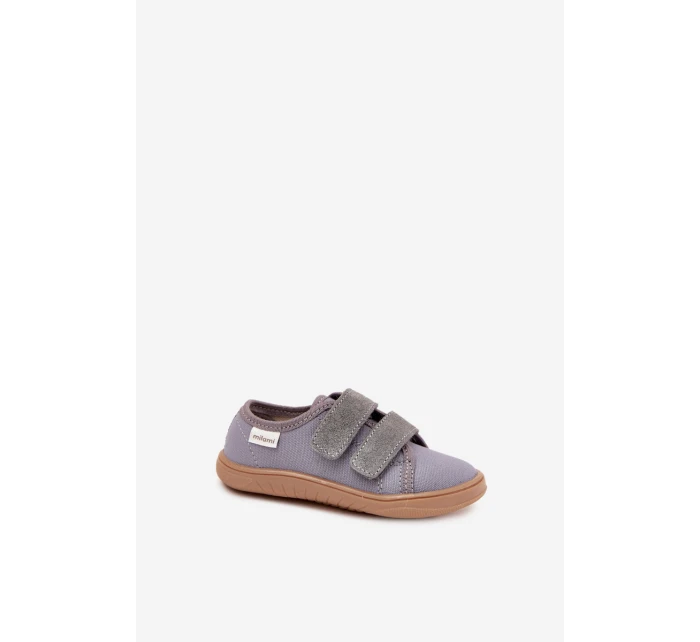 Detské barefoot papuče BF3 Grey - Milami Detské barefoot papuče BF3 Grey - Milami