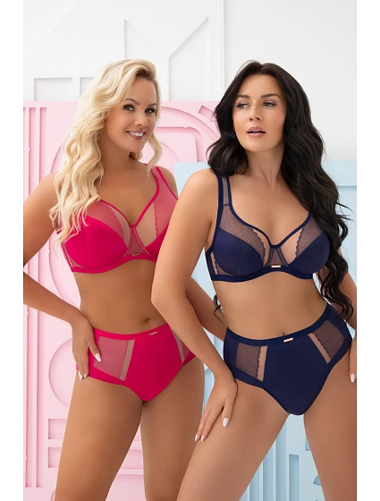 NAVY BLUE SOFT BRA model 21786013 - Gorsenia
