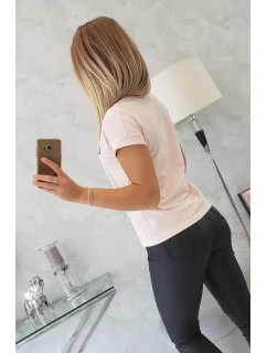 Limitovaná edice halenky pudrově model 18746462 - K-Fashion