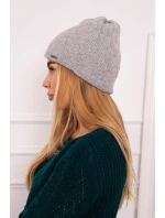 Čepice  světle šedá model 18750041 - K-Fashion