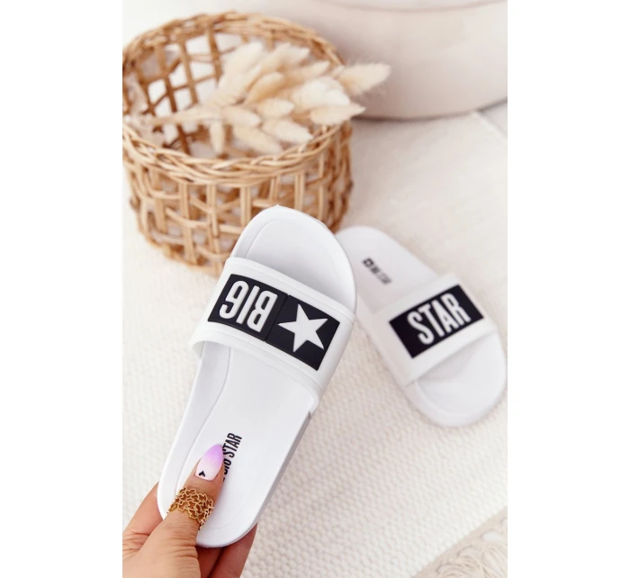 Klapki Dziecięce Big Star DD374151 Białe Klapki Dziecięce Big Star DD374151 Białe