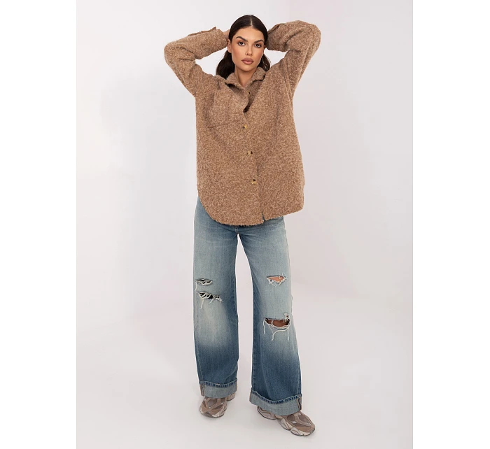 Kurtka IT KR model 22047034 camelowy - FPrice Kurtka IT KR model 22047034 camelowy - FPrice