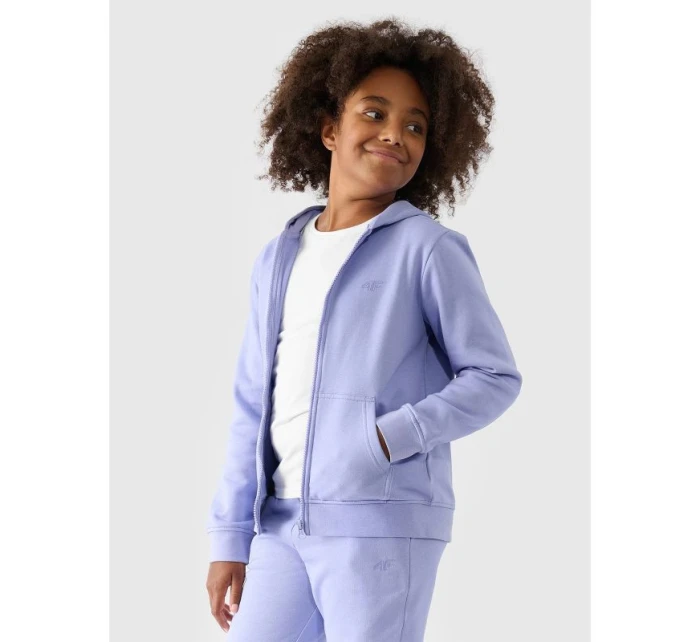 Dívčí mikina s kapucí Junior model 21431742 - 4F Dívčí mikina s kapucí Junior model 21431742 - 4F