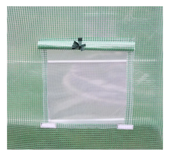 SKLENÍK ZÁHRADNÝ TUNEL 200X300X200CM PE KONŠTRUKCIA ZELENÁ OCEĽ