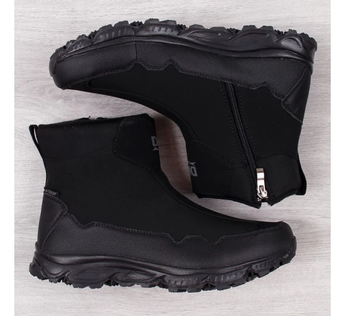 Pánské nepromokavé sněhové boty černé DK