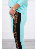 Mätová sada s leopardím potlačou Mätová sada s leopardím potlačou