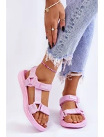 Sandały Damskie Big Star LL274A100 Różowe