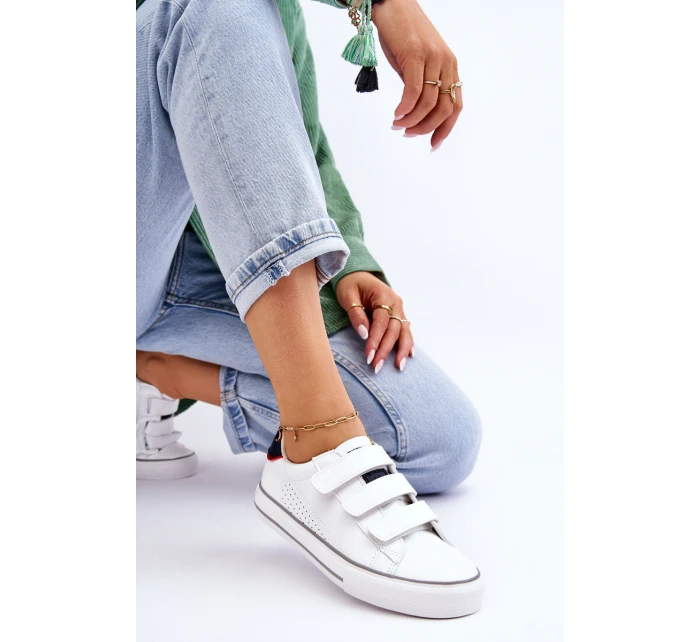 tenisky na suchý zip Big Star Bíle model 21610210 - Big Star Shoes tenisky na suchý zip Big Star Bíle model 21610210 - Big Star Shoes