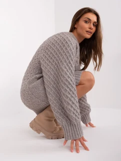 Sweter AT SW  szary model 18884828 - FPrice