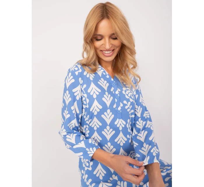 Šaty D73771M30427A svetlomodré Šaty D73771M30427A svetlomodré