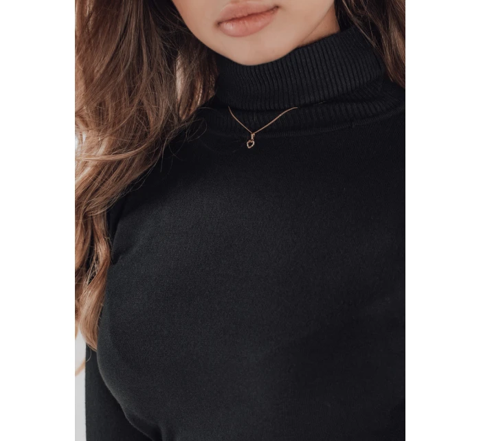 Dámský svetr s rolákem black Dstreet model 21990933 - FashionStreet Dámský svetr s rolákem black Dstreet model 21990933 - FashionStreet
