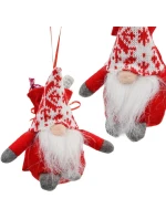 DEKORATÍVNY ZÁZRAK S DARČEKOVÝM VRECÚŠKOM 15CM ČERVENÝ