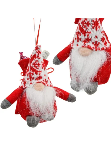 DEKORATÍVNY ZÁZRAK S DARČEKOVÝM VRECÚŠKOM 15CM ČERVENÝ