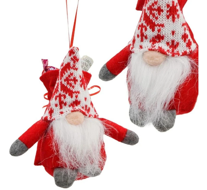 DEKORATÍVNY ZÁZRAK S DARČEKOVÝM VRECÚŠKOM 15CM ČERVENÝ