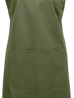 Premier PR 154 Zástěra s laclem a kapsou na břiše "Colours" 39.0154 olive