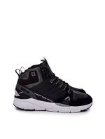Wysokie Sportowe Męskie Buty Big Star II174223 Czarne