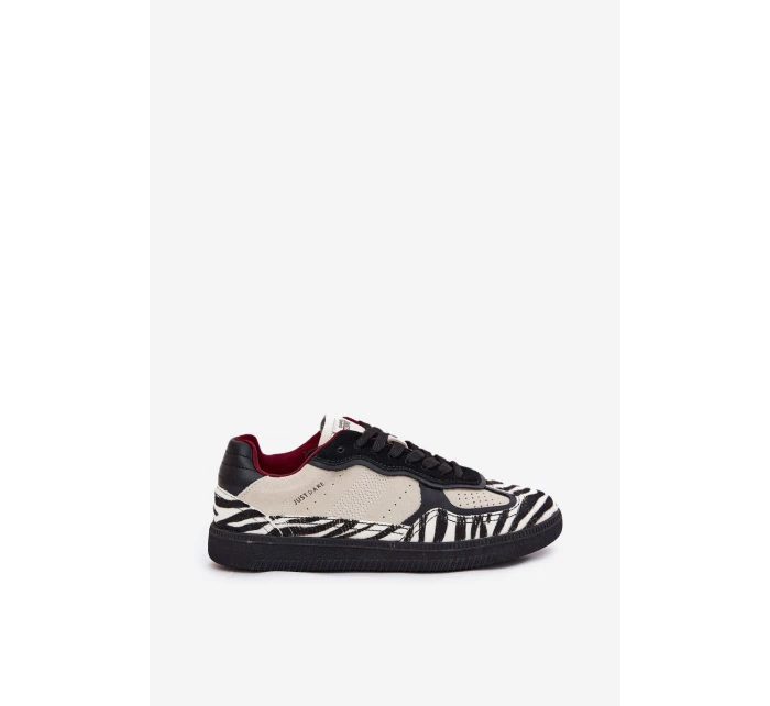 Sneakersy Damskie Daniel Lopez Just Dare SS2D4015 Zebra Beżowe