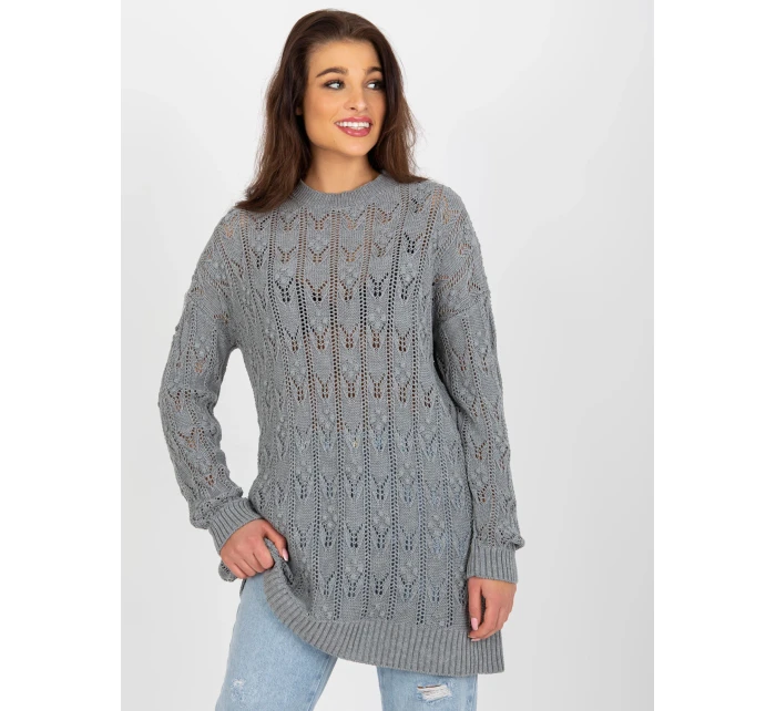 Dámsky sveter BA SW 9000 .31P sivá - FPrice