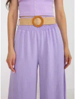 Spodnie DHJ SP model 18543378 jasny fioletowy - FPrice Spodnie DHJ SP model 18543378 jasny fioletowy - FPrice