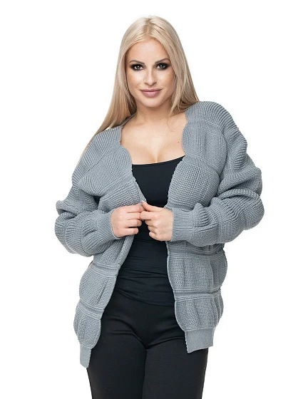Sveter na zapínanie model 131589 PeeKaBoo
