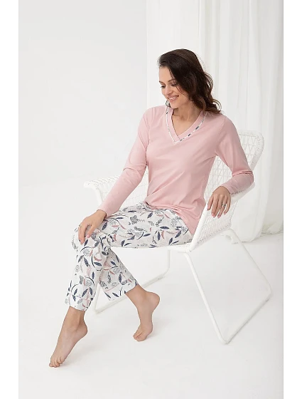Dámské pyžamo model 20228975 dł/r 3XL Z25 - Luna