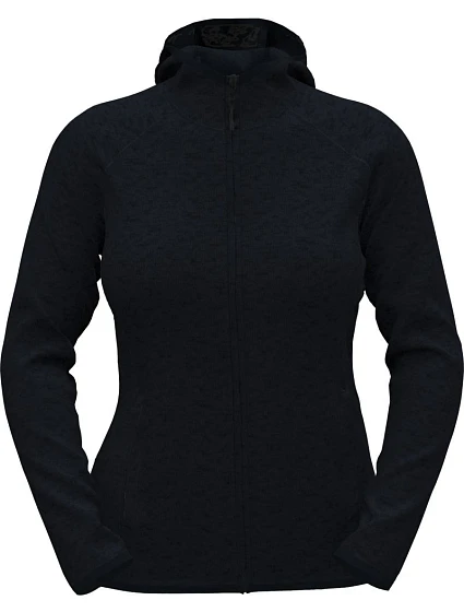 Stedman Lux Knit Fleece Jacket Women Dámska pletená fleecová bunda s kapucňou 05.5560 blue midnight heather