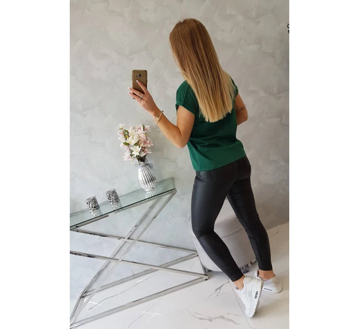 model 18748293 je moje kardio tmavě zelená halenka - K-Fashion model 18748293 je moje kardio tmavě zelená halenka - K-Fashion