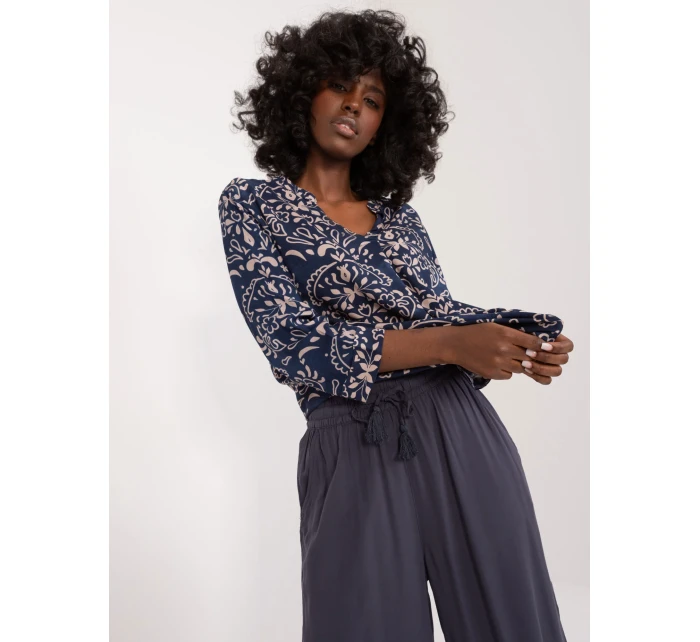 Nohavice D73761M62237E navy blue Nohavice D73761M62237E navy blue