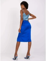 Sukně WN SD model 17356573 kobalt - FPrice Sukně WN SD model 17356573 kobalt - FPrice