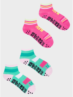 Yoclub Trampolínové ponožky 2-pack SKS-0021G-AA0A-003 Multicolour