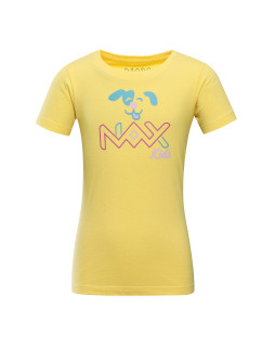 Detské bavlnené tričko nax NAX LIEVRO aspen gold variant pa