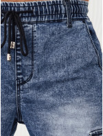 Pánske modré nákladné nohavice Dstreet UX4229