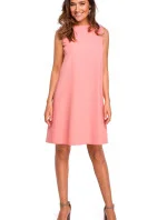 Dámske Stylove Šaty S157 Salmon Pink - Figl