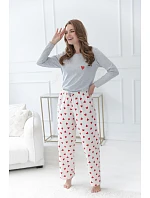 model 22322079 DÁMSKÉ DLOUHÉ PYŽAMO CORIN S–XL - Taro