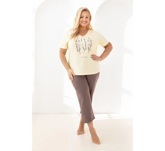 Regina 742 cr/r XL-5XL W26 dámske pyžamo