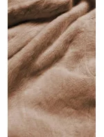 Hnědá dámská bunda s límcem model 16151689 - Ann Gissy Hnědá dámská bunda s límcem model 16151689 - Ann Gissy