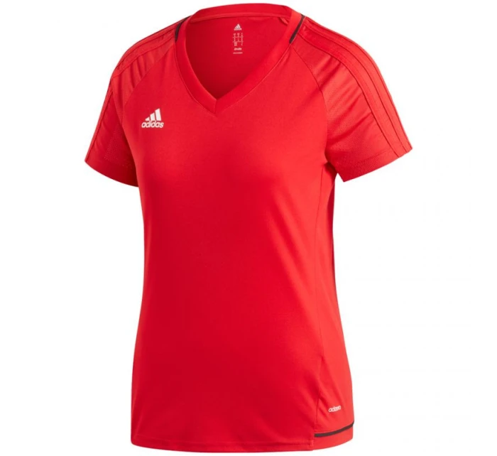 Adidas TIRO 17 Training JSY Dámske tričko červené BP8560 Adidas TIRO 17 Training JSY Dámske tričko červené BP8560