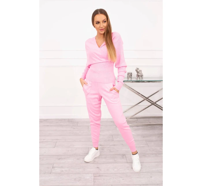 Dvoudílný model 18749424 set světle růžový - K-Fashion