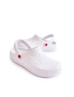 Męskie Lekkie Klapki Big Star II175003 Białe