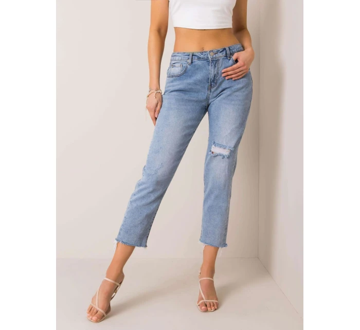 NM DE SP L0817 džínsové nohavice.05 modrá