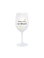 JEDEN V ROKU NA VIANOCE - pohár na biele víno 350 ml