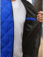 Pánska prešívaná bunda bomber modrá TX2214 Pánska prešívaná bunda bomber modrá TX2214